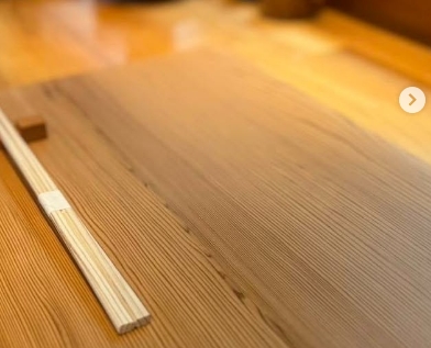 「宝塚しば田」様より折敷の新調ご依頼