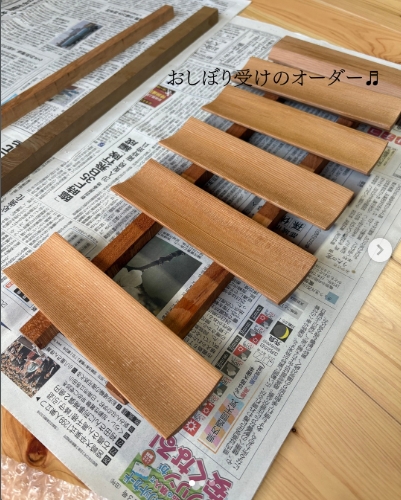 おしぼり受けのオーダー♪